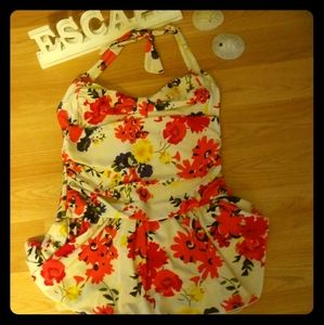 Retro floral One piece